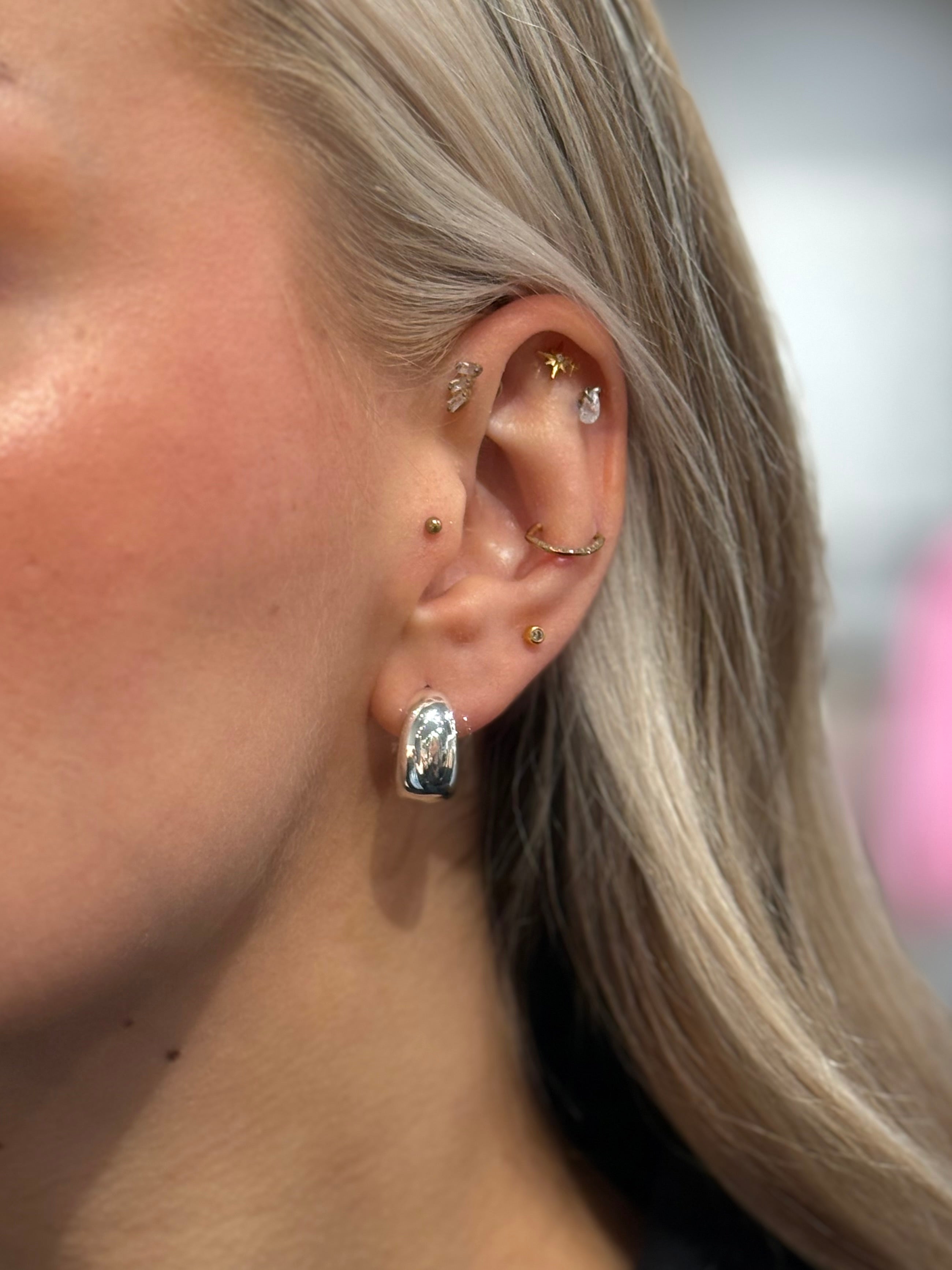 PCBELLA Earrings - Silver Colour